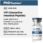 VIP 6mg product details with molecular information and research-use labelling