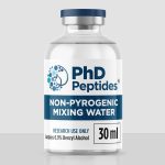 PhD Peptides bacteriostatic water 30ml vial with 0.9% benzyl alcohol