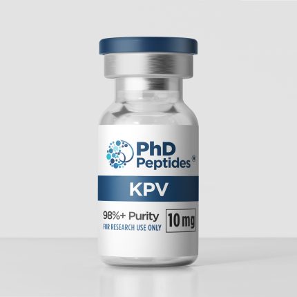 KPV 10mg peptide vial, front label